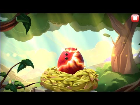 Hatched Hypoestes Dragon | Completed Charm Dragon Collection | Dragon Mania Legends