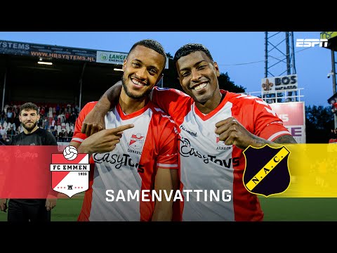HEERLIJKE STREEP van Richairo Zivkovic! ☄️ | Samenvatting FC Emmen - NAC Breda