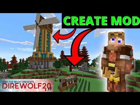 Direwolf20 1.18 Lets Play | Create Mod Tree Farm