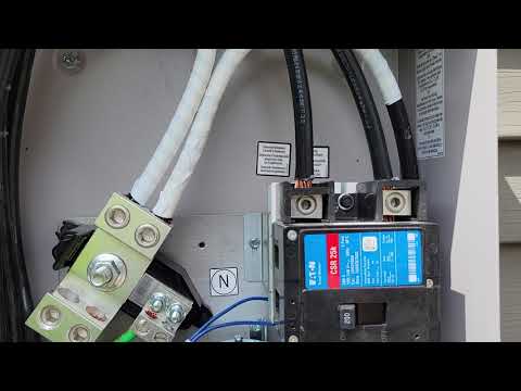 Briggs and Stratton standby generator automatic transfer switch install