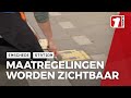 Nieuwe corona richtlijnen zichtbaar op station Enschede