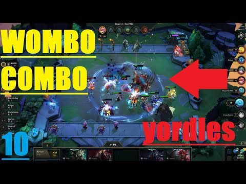 FULL TEAM YORDLES, 3 SORCERER, 2 WILD, NINJA - Teamfight Tactics