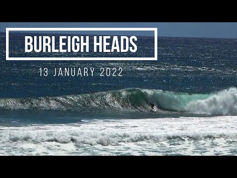 The Best Surf | Burleigh Heads point break Thursday 13 January 2022