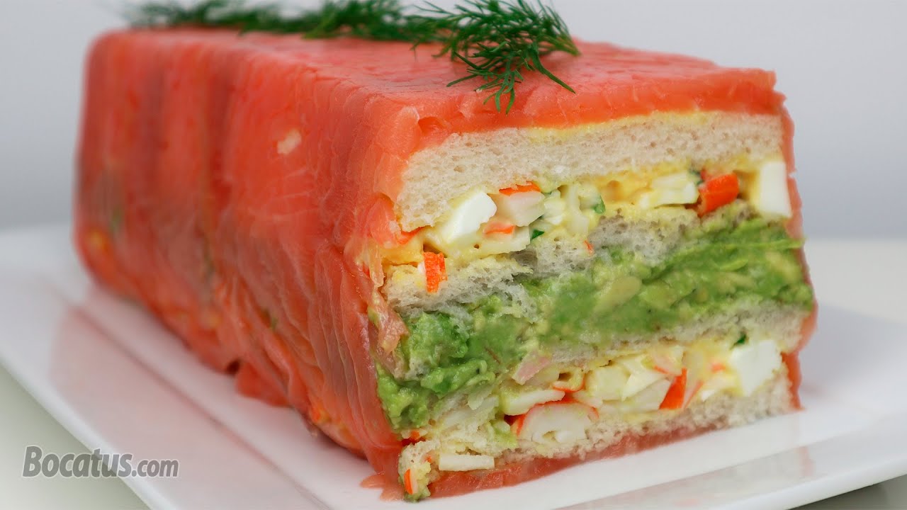 Pastel de SALMÓN y AGUACATE ¡te encantará!