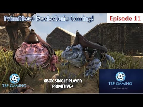 Primitive Plus E11 Beelzebufo swamp tame! Xbox One Ark Survival Evolved Single Player Playthrough!