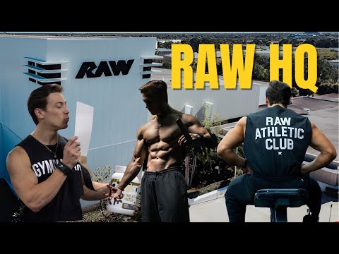 THIS IS RAW NUTRITION INSIDE | The HQ and GYM where CBUM trains