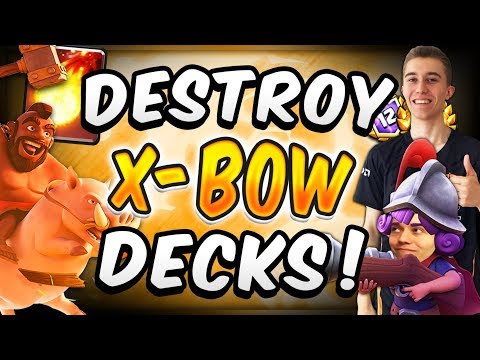 How To EASILY Beat Xbow w/ 2.6 Hog Rider Deck! — Clash Royale