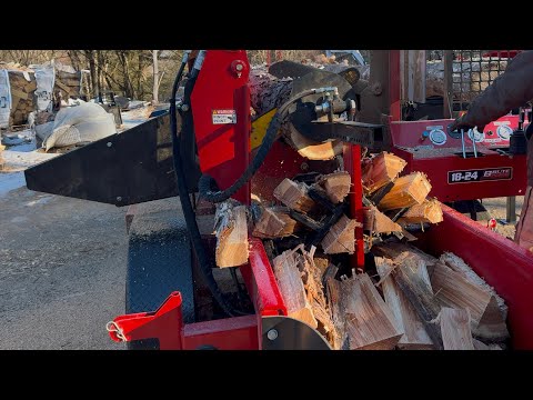 03 of 04, 18-24 wood processor 38hp in ACTION