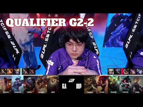NIP vs RA - Game 2 | Qualification for S14 LPL Summer Playoffs 2024 | Ninjas in Pyjamas vs Rare Atom