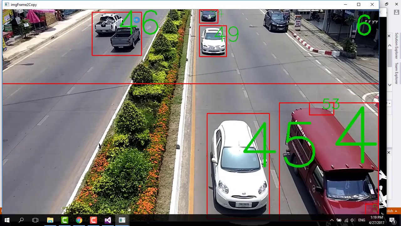 Car Count Detect OpenCV - 1