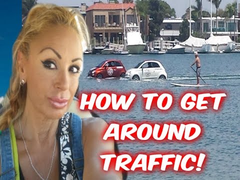 How to Beat Traffic - Car Race on Water