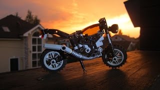 preview picture of video 'Lego Technic  V2 Moto'
