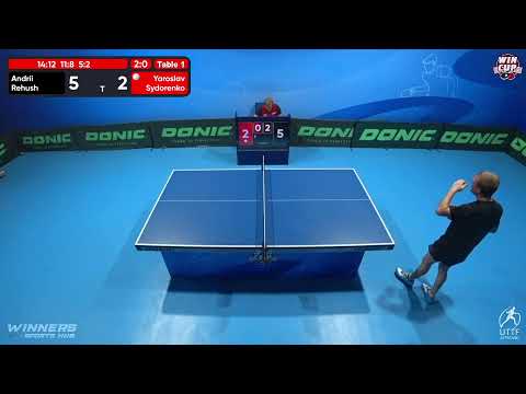 19:30 Andrii Rehush 3-0 Yaroslav Sydorenko West 3 WIN CUP 28.10.2022 | TABLE TENNIS WINCUP