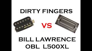 Video thumbnail for Bridge Pickup: DIRTY FINGERS (Hetfield Metallica) vs OBL L500XL (Dimebag Pantera) By Vin GRAHAM by BORDERWARS
