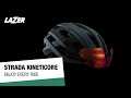 LAZER Strada KinetiCore Race Fietshelm Rood — video 3
