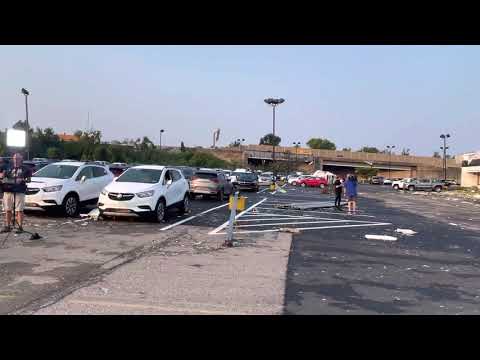 DIASTER TORNADO HITS BENSALEM DESTROYS DEALERSHIP