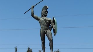 preview picture of video 'Greece - Thermopyles (Leonidas Monument) / Θερμοπύλες (Μνημείο Λεωνίδα)'