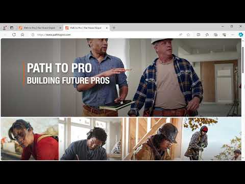 Home Depot Path to Pro Program Free online skills training