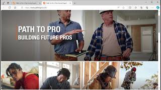 Home Depot Path to Pro Program Free online skills training