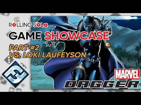 Marvel D.A.G.G.E.R | Solo Playthrough | How To Play | vs. Loki Laufeyson | Part #2