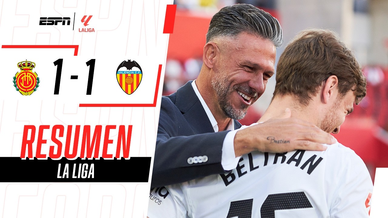 REENCUENTRO DE EX RIVER EN EL EMPATE 1-1 DE LA FECHA 33 | Mallorca 1-1 Valencia | RESUMEN