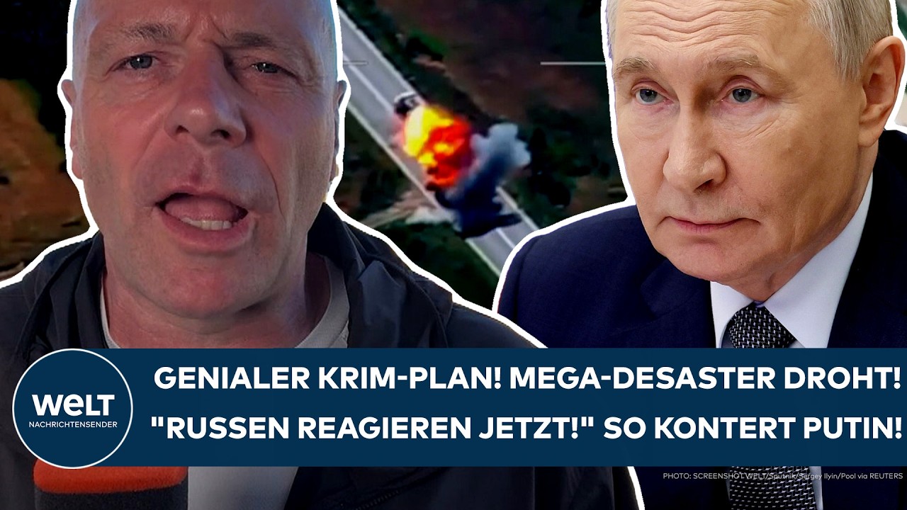 PUTINS KRIEG: Genialer Krim-Plan der Ukraine! Desaster droht! "Russen versuchen jetzt zu reagieren!"