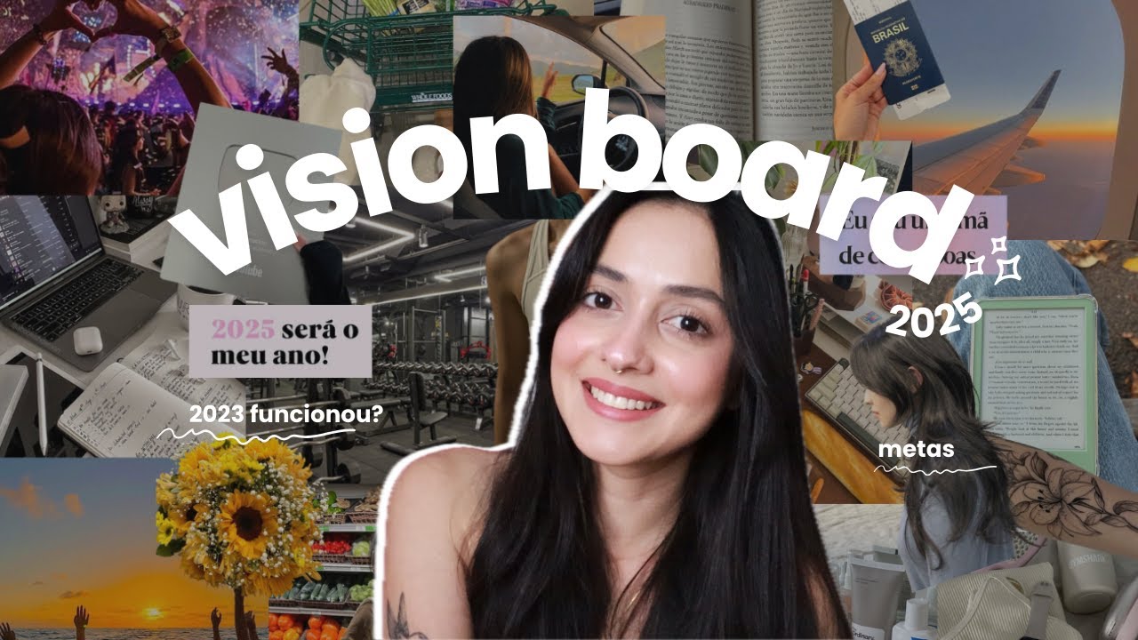MAKING MY 2025 VISION BOARD | Goals, chat & what went right this year 🌟