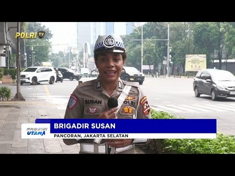 NTMC POLRI - PANTAUAN ARUS LALU LINTAS DI PANCORAN, JAKARTA SELATAN