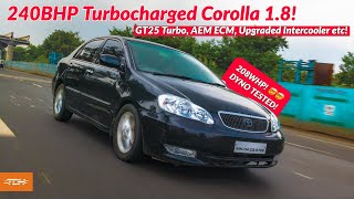 Turbocharged Toyota Corolla 1.8 making 240BHP! | Is it better than a Skoda Laura build?