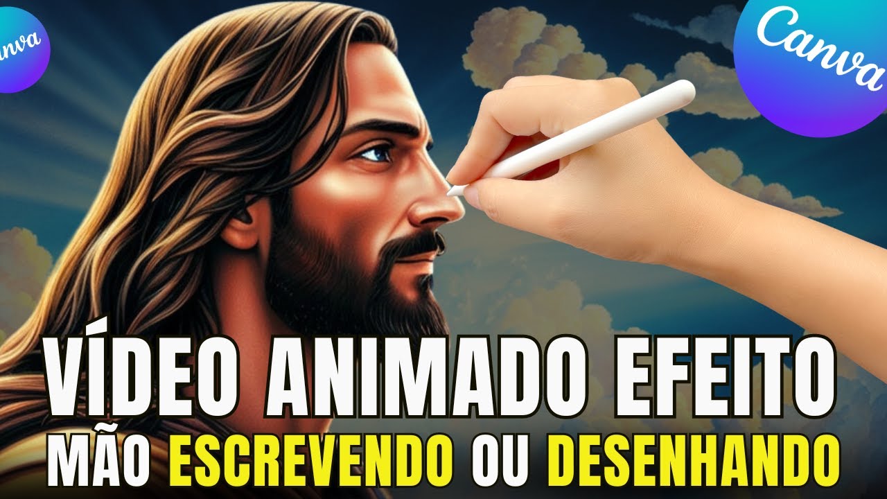 APRENDA A CRIAR VÍDEOS INCRÍVEIS COM A MÃOZINHA DESENHANDO NO CANVA. Como criar VÍDEOS ANIMADOS.