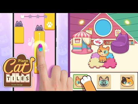 Piano Cat Tiles - Room Design Video