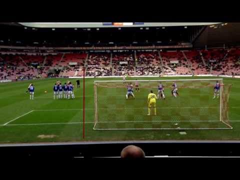 Adam Johnson goal v Carlisle, FA Cup 3rd round