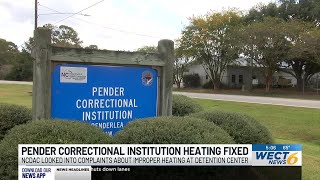 Heating concerns at Pender Correctional addressed