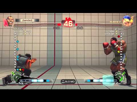 SSF4 AE: otofu612 (Balrog) vs cat_zero- (Yun)