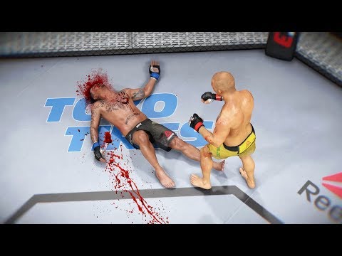УБИЙСТВО с ПОМОЩЬЮ КОЛЕНА в МИРОВОМ ТОП 10 UFC 3 RANKED НОКАУТЫ