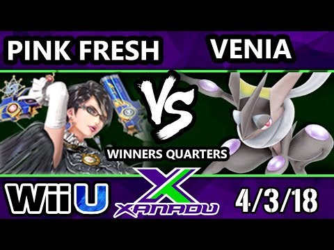 S@X 244 Smash 4 - VGBC | Pink Fresh (Bayonetta) Vs. DA | Venia (Greninja) - Wii U Winners Quarters