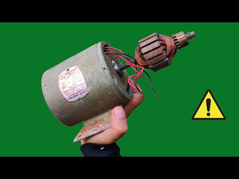 Convert 220v 1000W AC Air Blower to 12v DC Motor Blower Runs on Battery The Professor HINDI