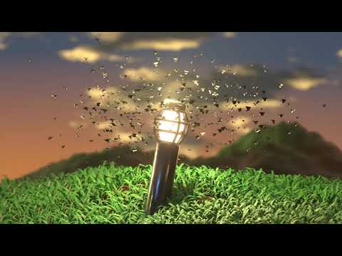 Moths Flying - Blender Geometry Nodes 3.0 Field; Nodevember 2021 Noding