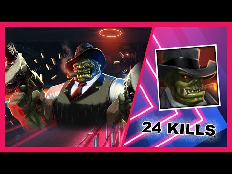 HoN FLINT BEASTWOOD Diamond 24 Kills by TrEEn1155