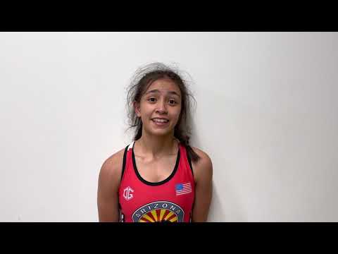 Erica Pastoriza (AZ) wins 2021 Cadet World Team Trials at 40 kg