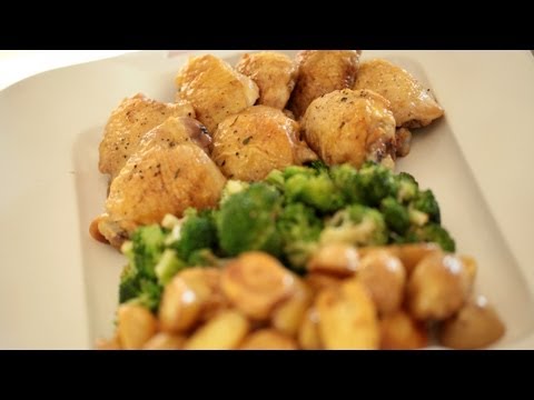Sheet Pan Chicken Dinner Recipe || KIN EATS