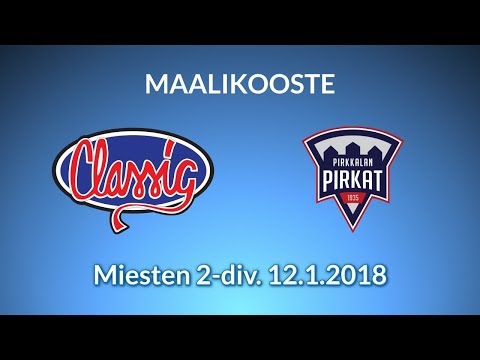 M2-div. maalikooste Classic II vs Pirkat 12.1.2018