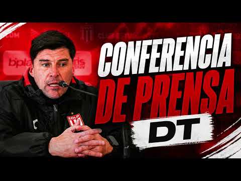 CONFERENCIA DE PRENSA DEL ASISTENTE FERNANDO MACHADO  / CENTRAL CORDOBA 2 #ESTUDIANTES 2