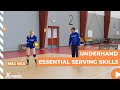 THE UNDERHAND SERVE