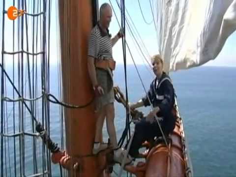 Größte Windjammer der Welt "Sedov" - Aushilfsmatrose auf dem Segelschiff