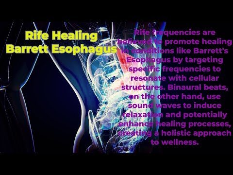 Rife Frequency | Barrett Esophagus | Binaural Beats | 1989 sound wave