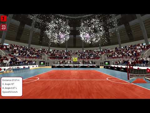 Sports Simulator - Kick Volleyball - Power Hit