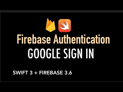 Swift 3 + Firebase Authentication - Google Sign In