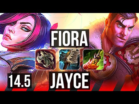 FIORA vs JAYCE (TOP) | 7 solo kills, 400+ games, Godlike, 11/2/0 | BR Challenger | 14.5