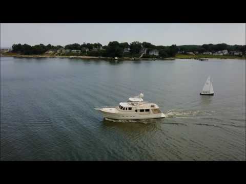 Fleming 58-018 Underway on Calm Water